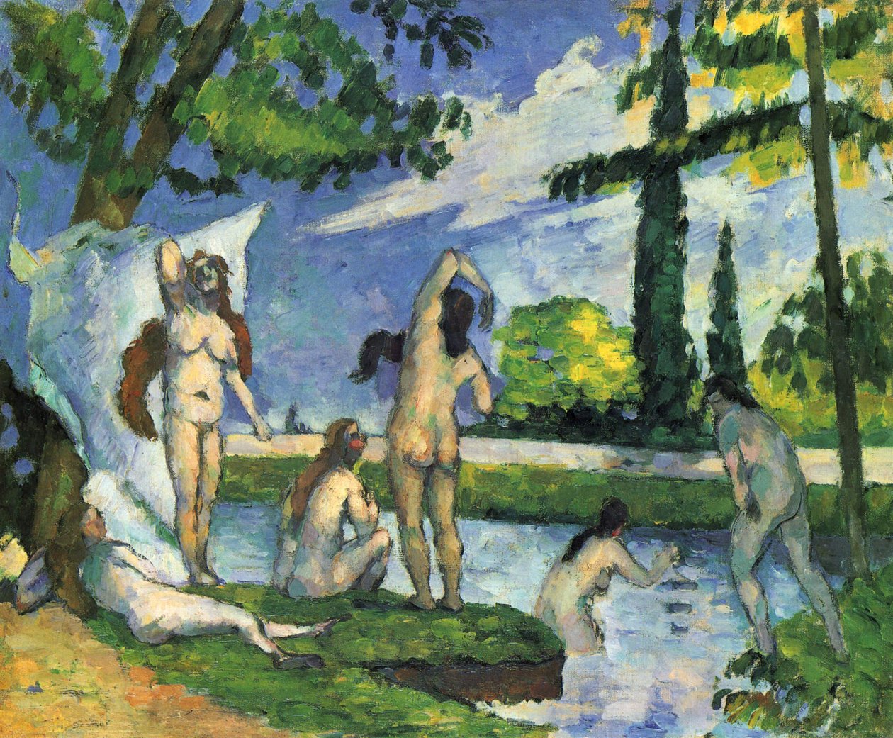 Banhistas de Paul Cézanne