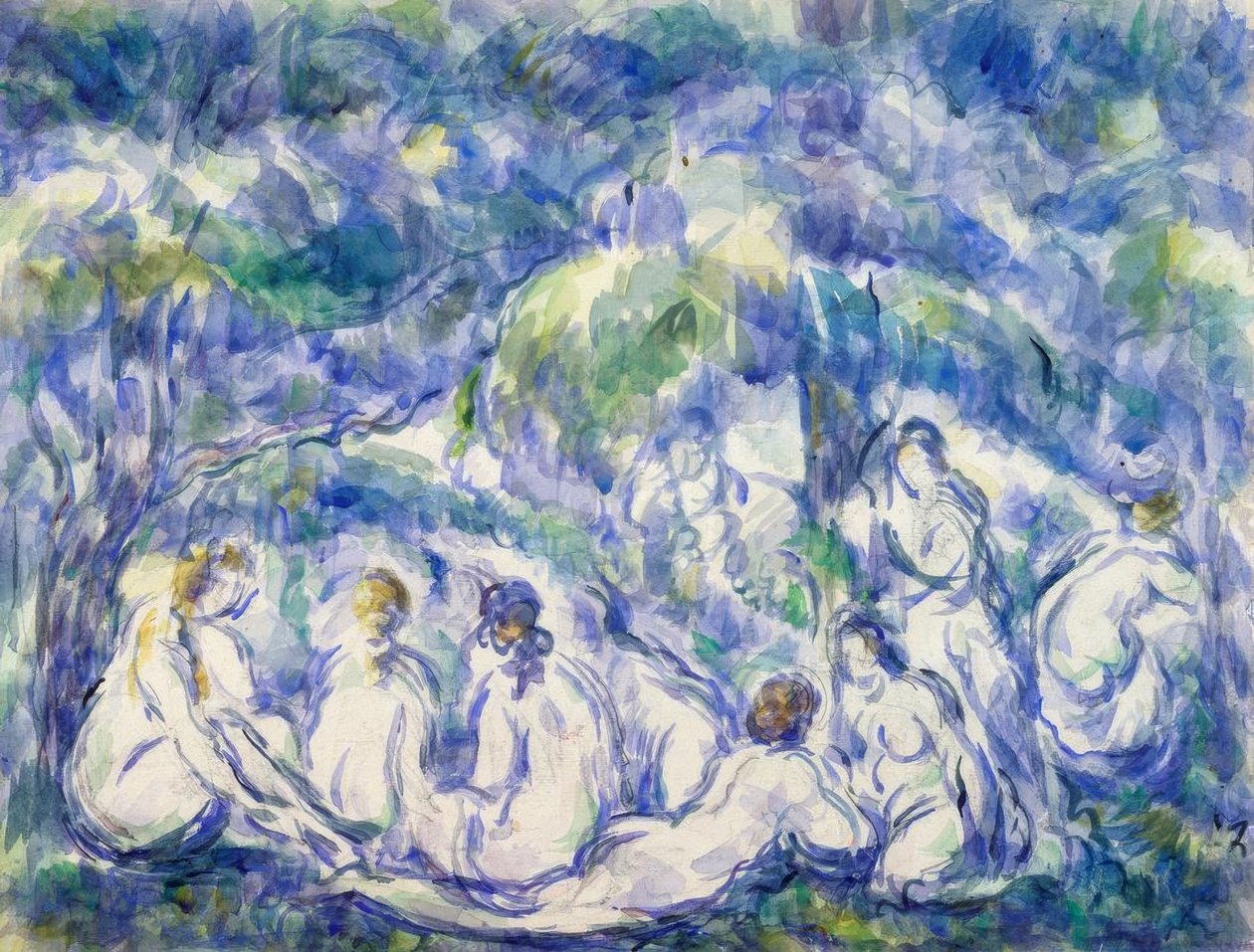 banhistas de Paul Cézanne