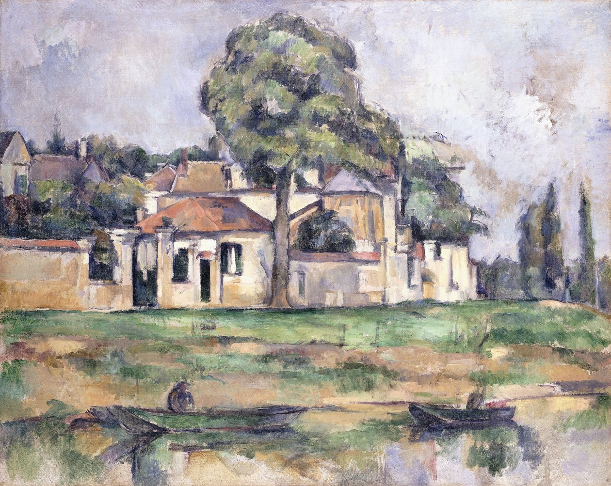 Margens do Marne, 1888 de Paul Cézanne