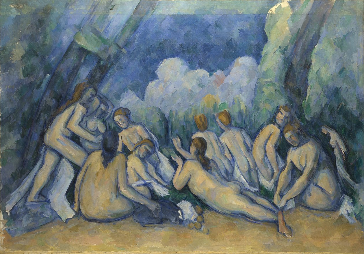 Banhistas (os grandes banhistas) de Paul Cézanne