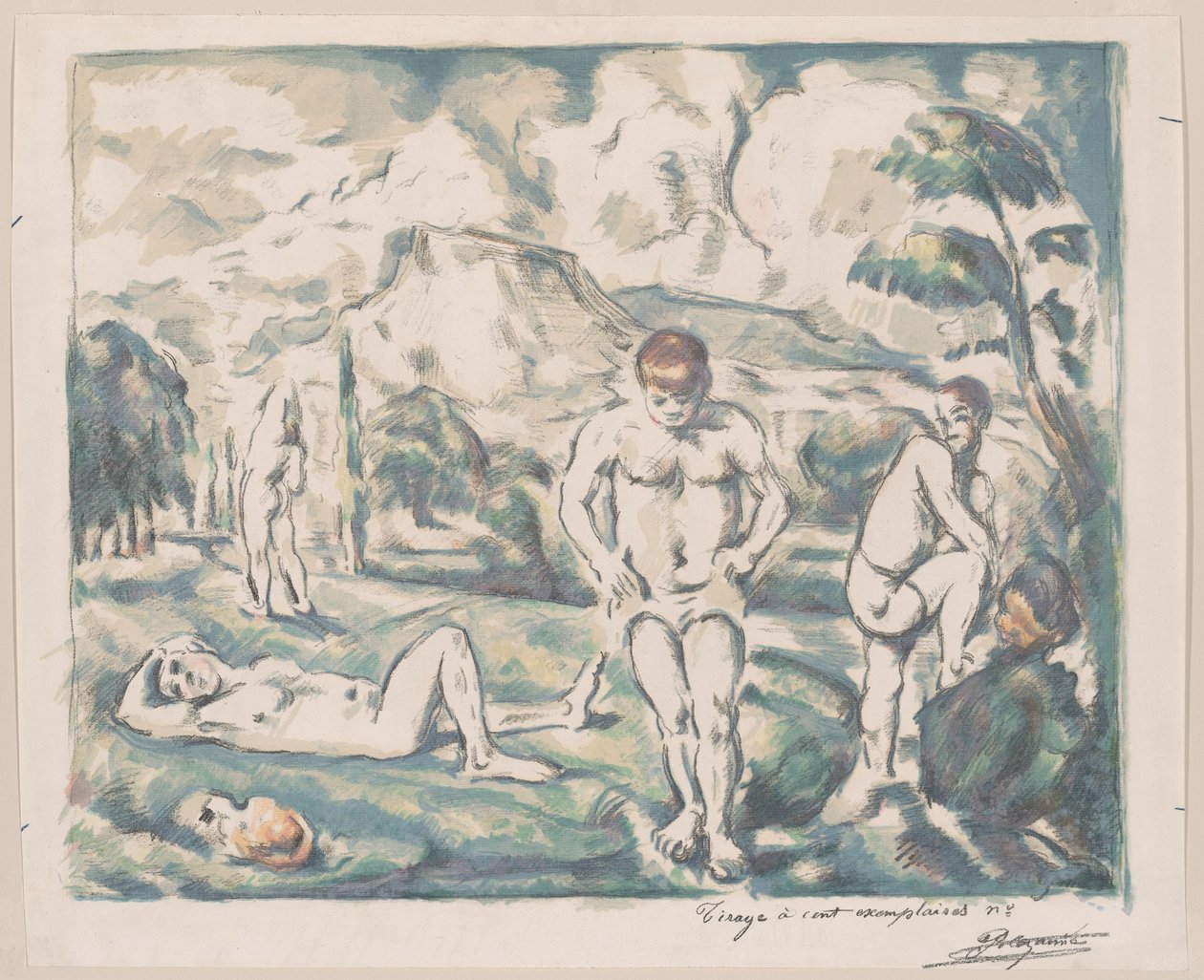 Banhistas de Paul Cézanne