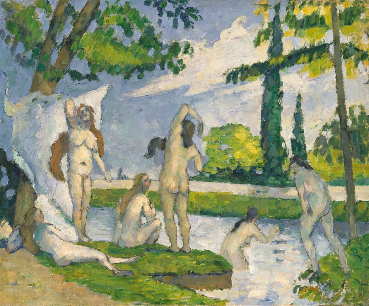 Bathers, 1874-75. de Paul Cézanne