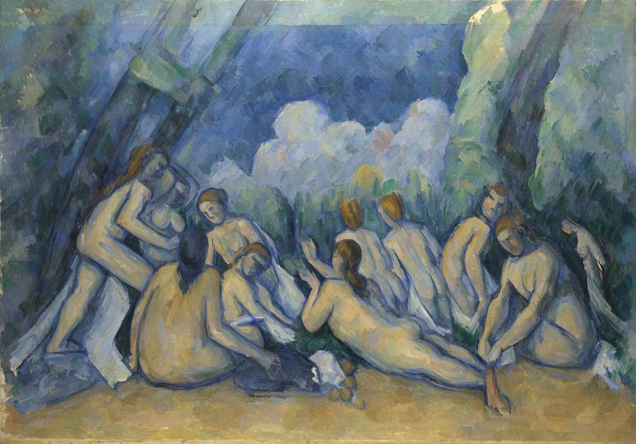 Banhistas Os Grandes Banhistas, 1894-1905 de Paul Cézanne