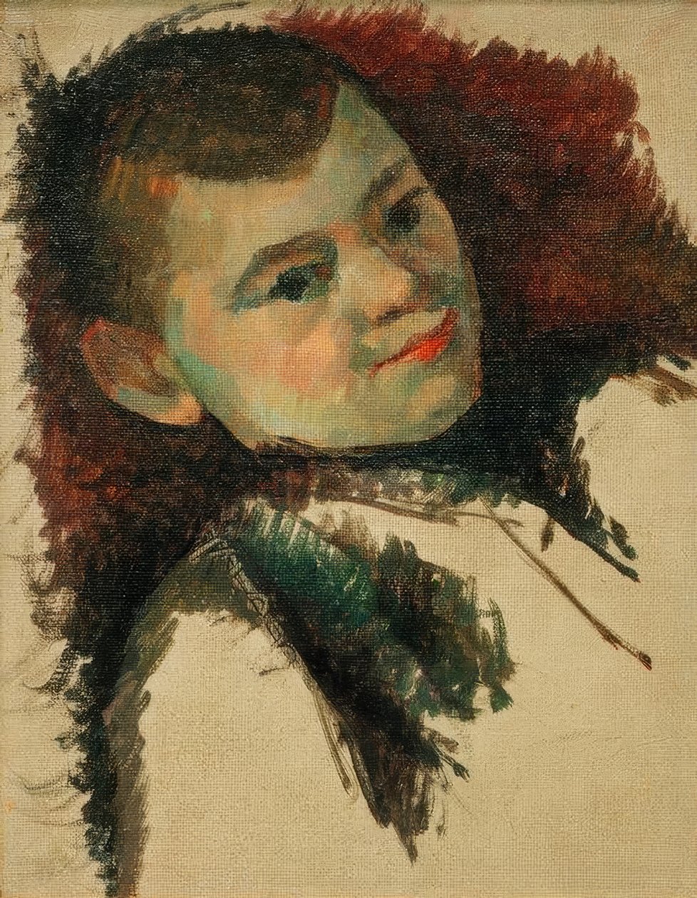 Retrato Paul Cézanne jun. de Paul Cézanne