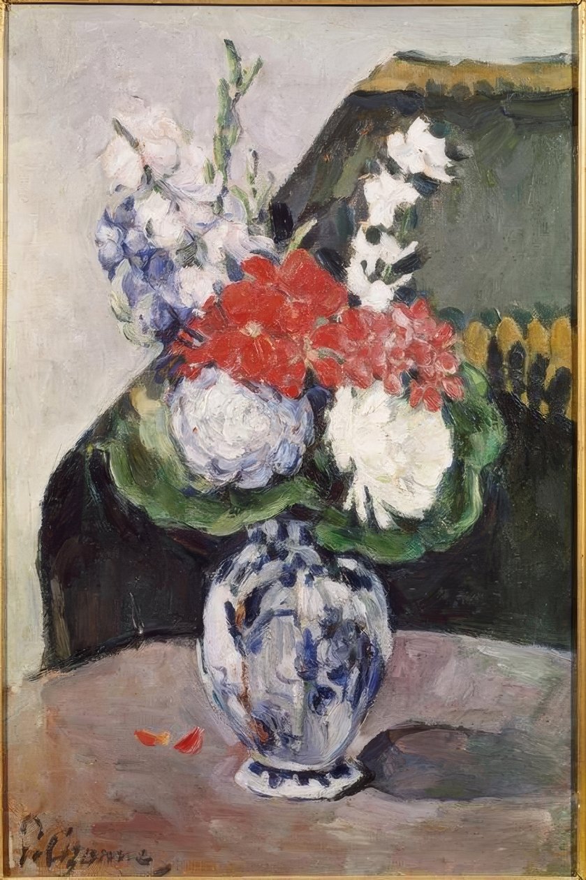 Buquê de Delft pequeno de Paul Cézanne