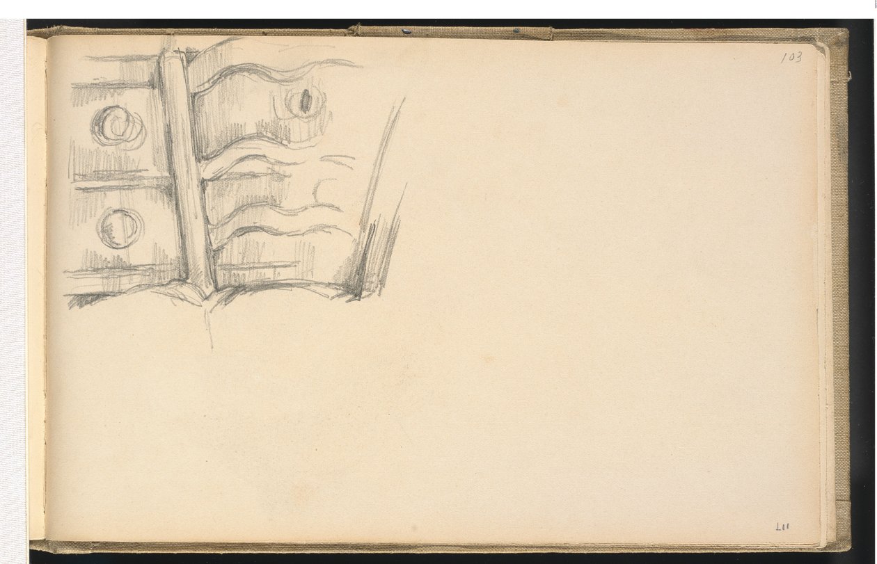 Cadeira e cômoda de Paul Cézanne