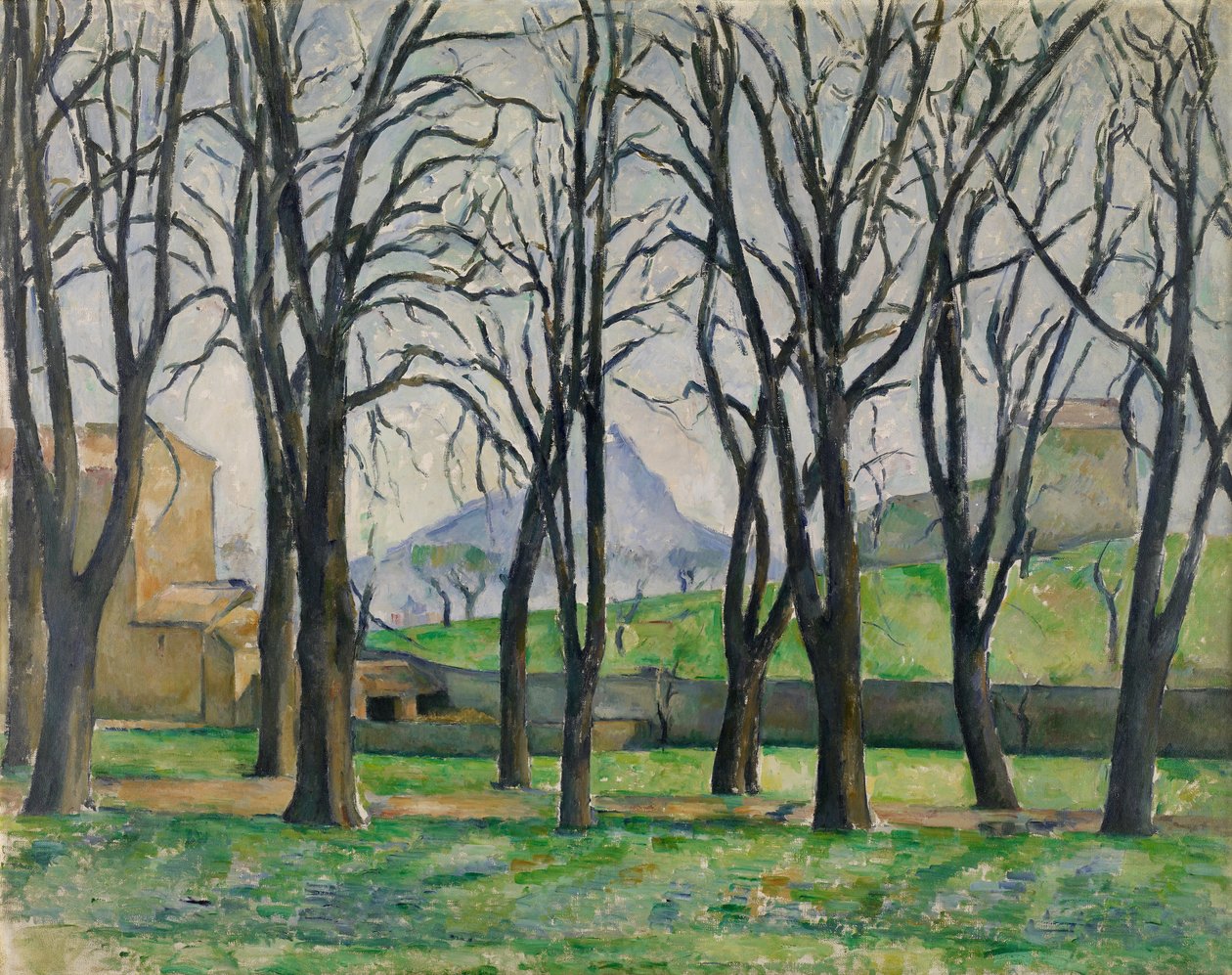 Castanheiros em Jas de Bouffan de Paul Cézanne