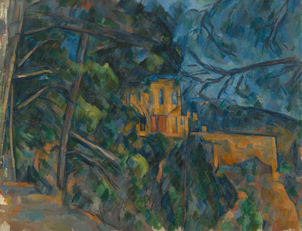 Castelo Negro de Paul Cézanne
