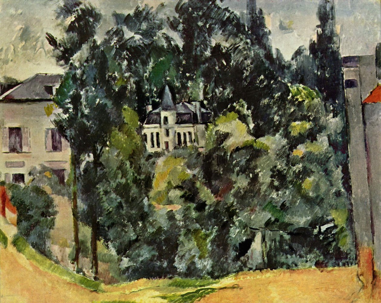 Castelo perto de Paris de Paul Cézanne