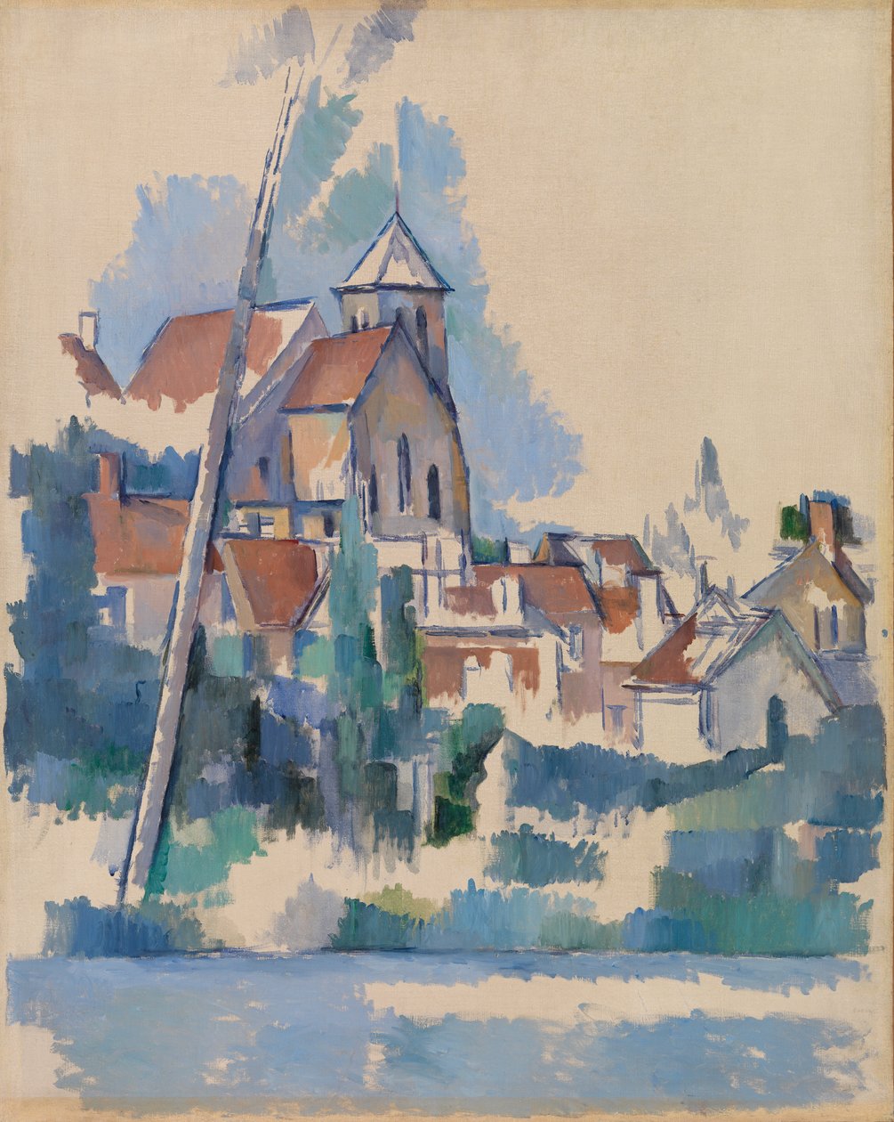 Igreja em Montigny-sur-Loing de Paul Cézanne