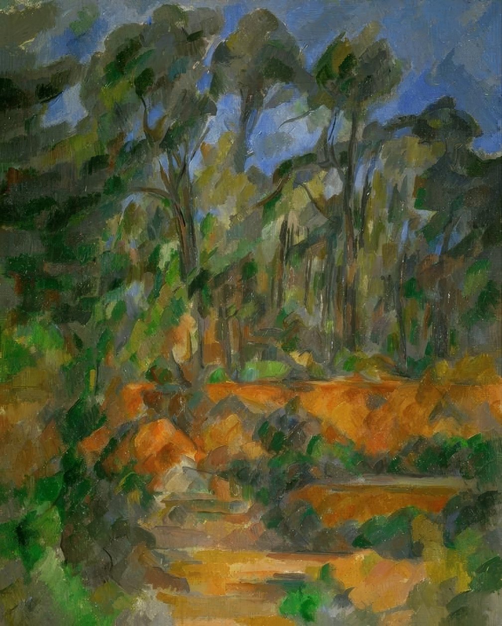 clareira de Paul Cézanne