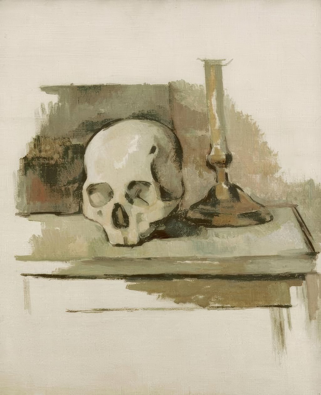 crânio de Paul Cézanne