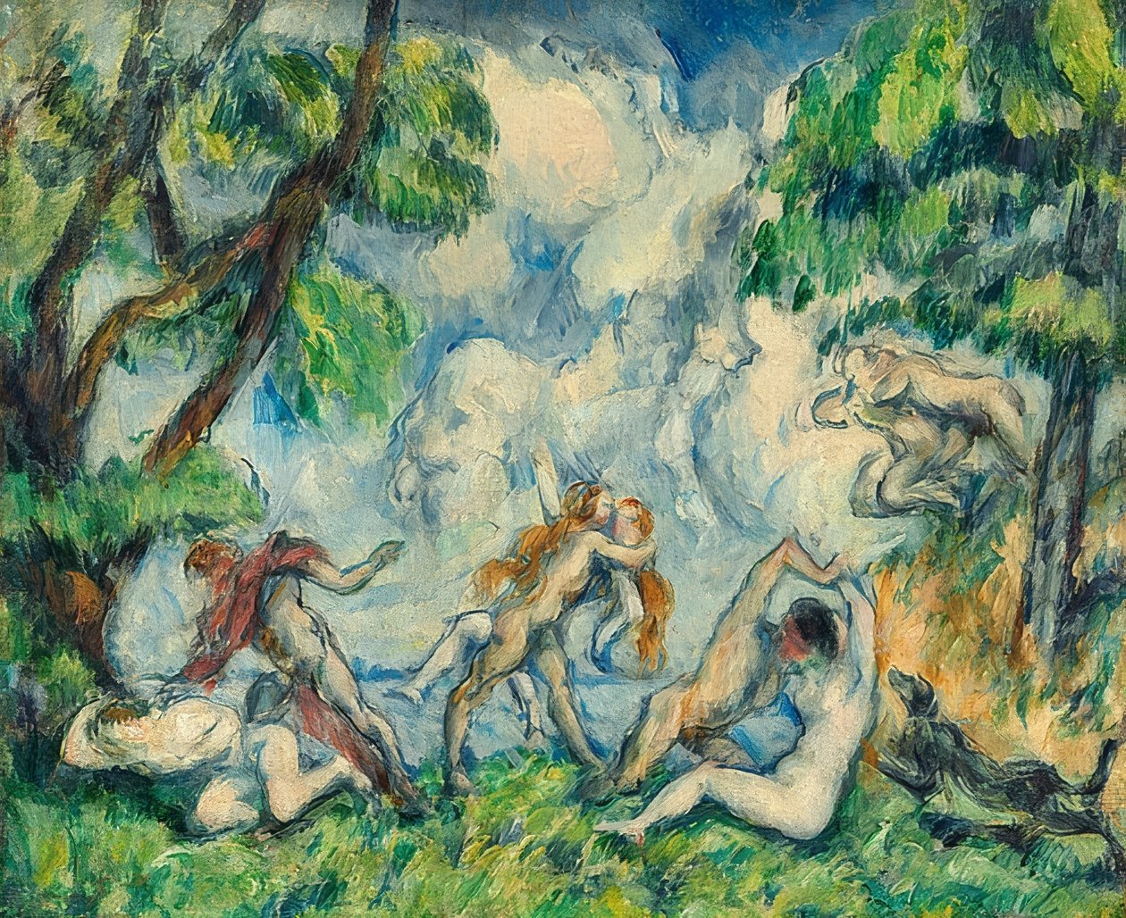 A batalha do amor. Aprox. 1880 de Paul Cézanne