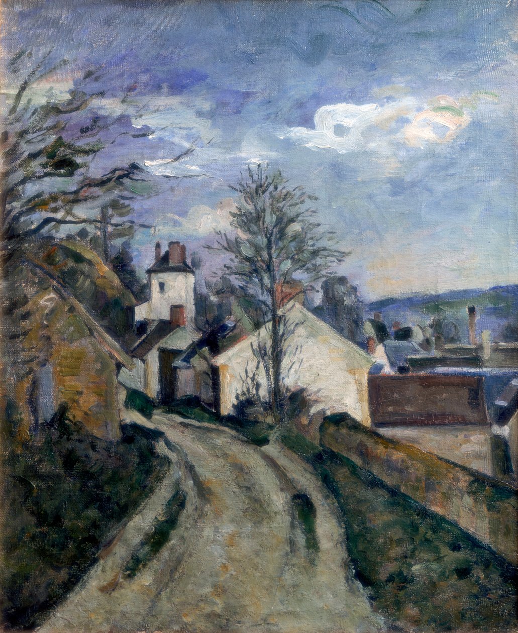 Doctor Gachets House em Auvers, c1873 de Paul Cézanne