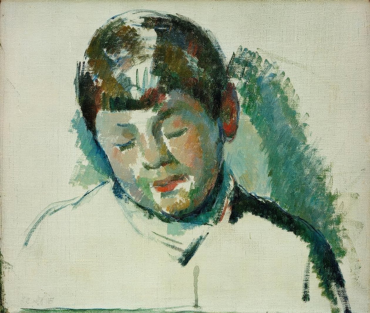 Esboço para um retrato do filho do artista de Paul Cézanne