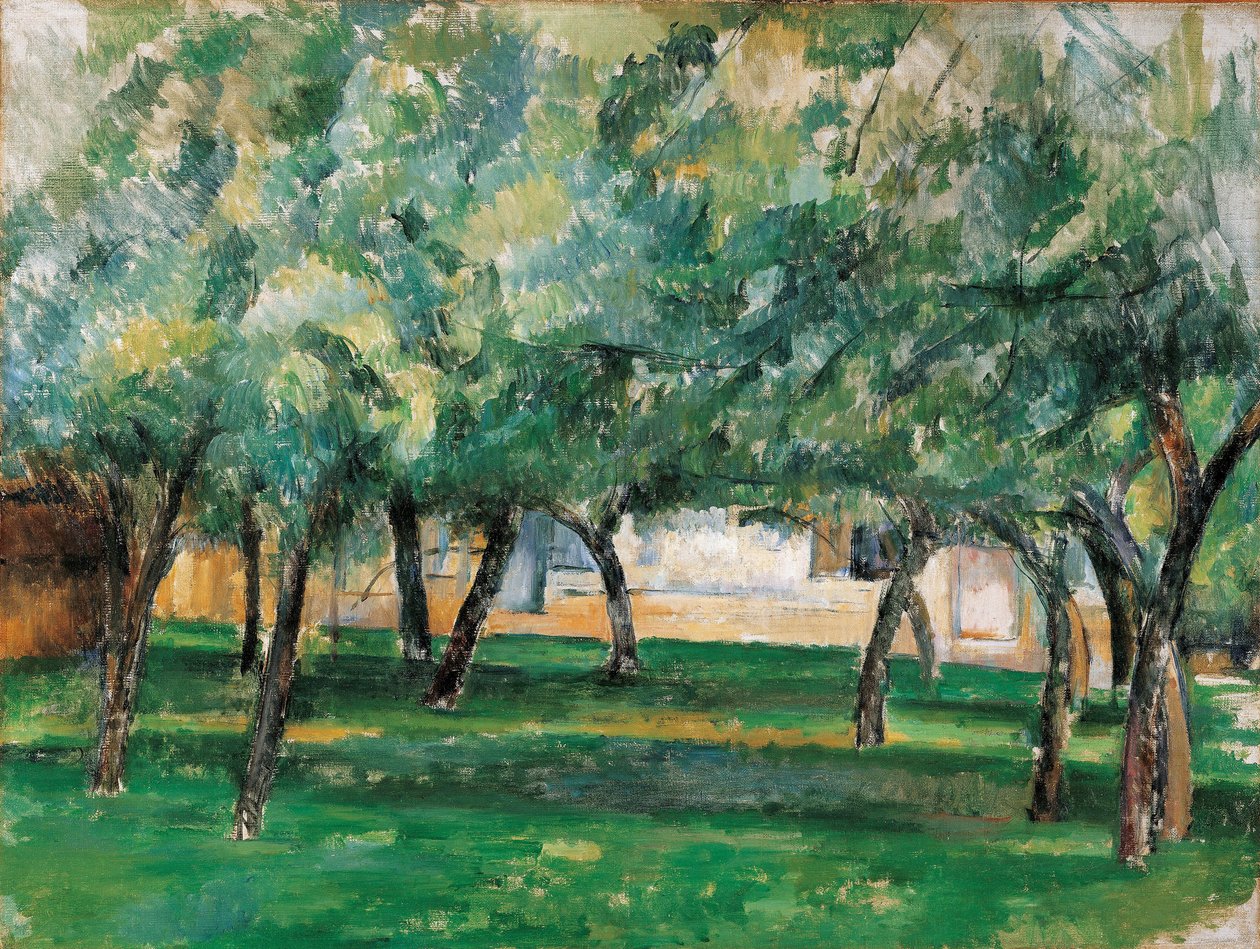 Fazenda na Normandia, 1885-1886 de Paul Cézanne