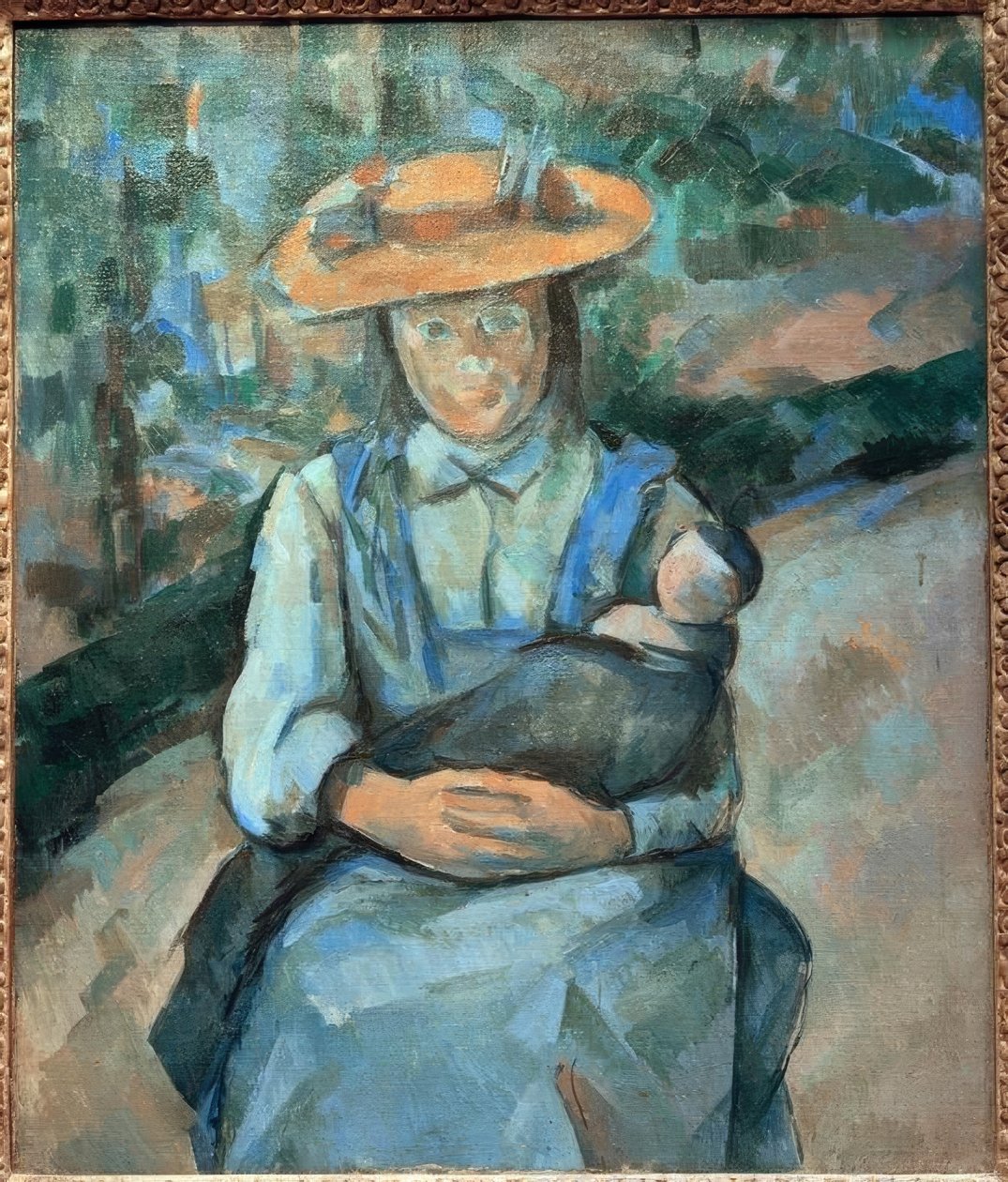 Menina com boneca de Paul Cézanne