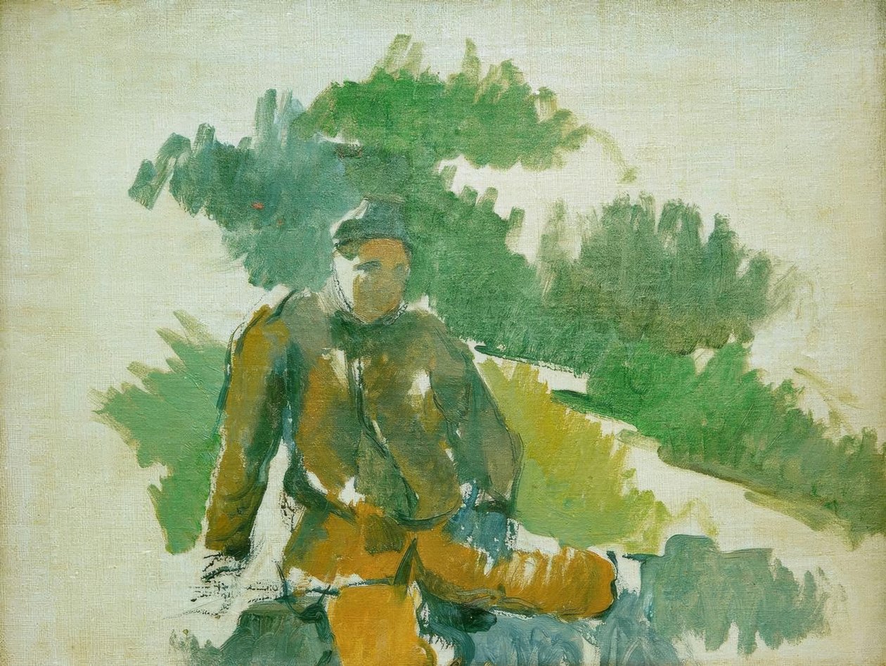 Menino sentado (filho de Paul Cézanne) de Paul Cézanne