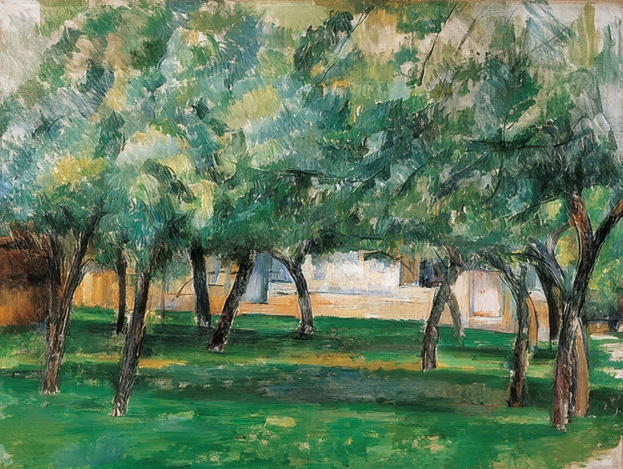 Herdade na Normandia. Por volta de 1885-86 de Paul Cézanne