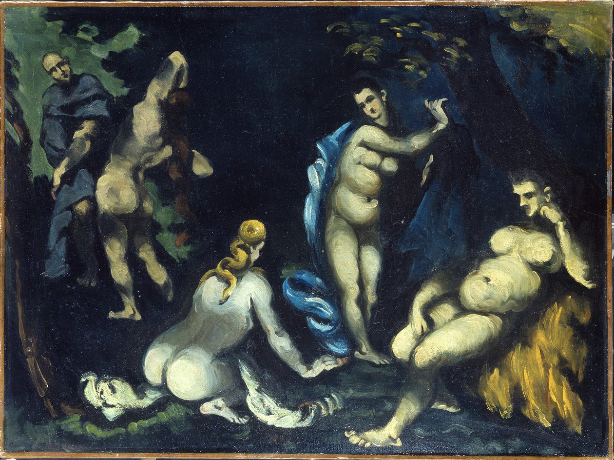 Alemão: La Tentation de Saint-Antoine La Tentation de saint Antoine (A Tentação de Santo António) de Paul Cézanne