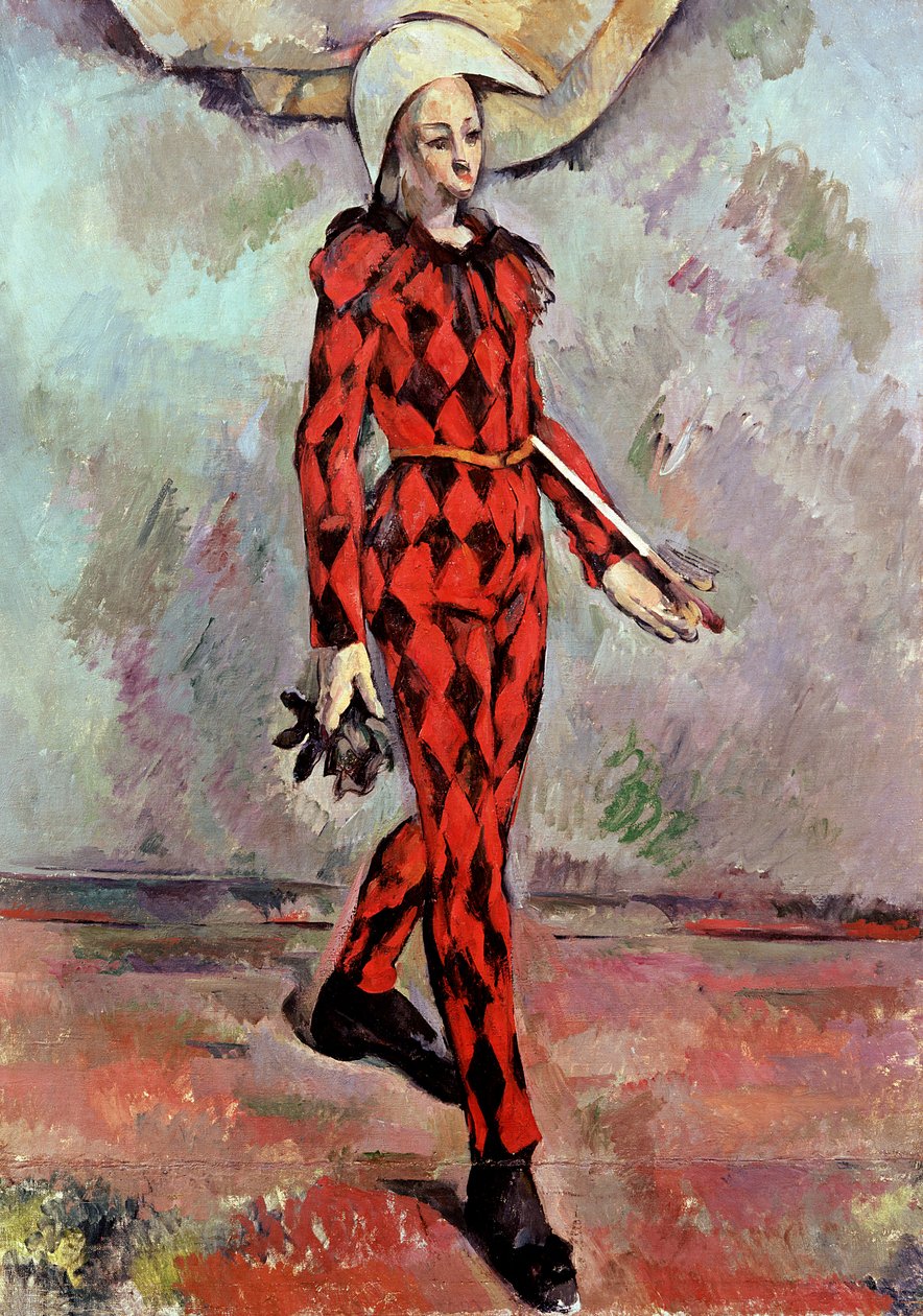 Arlequim, 1890 de Paul Cézanne