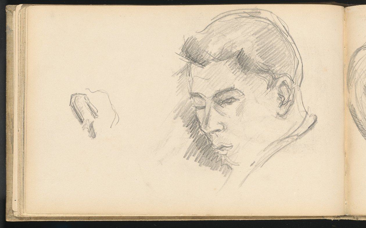Cabeça de um menino de Paul Cézanne