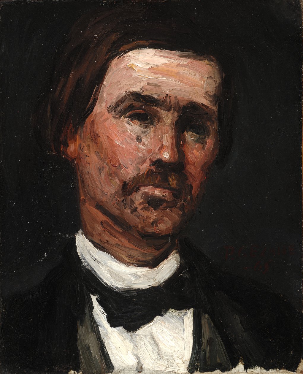 Chefe de um homem de Paul Cézanne