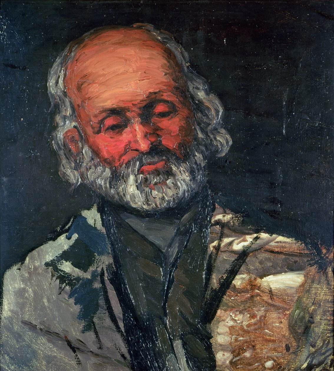 Cabeça de um homem velho, c.1866 de Paul Cézanne