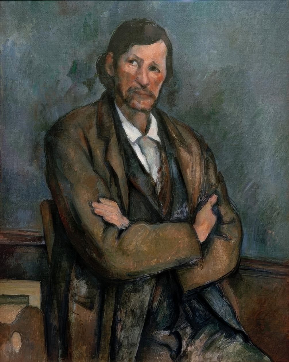 Homem com os braços cruzados de Paul Cézanne