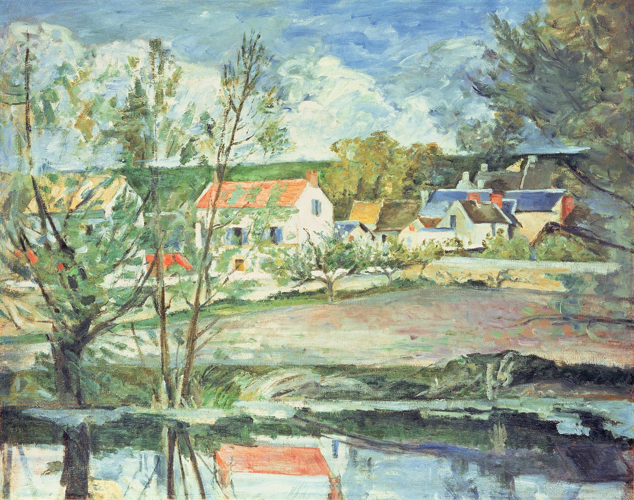 No vale de Oise de Paul Cézanne