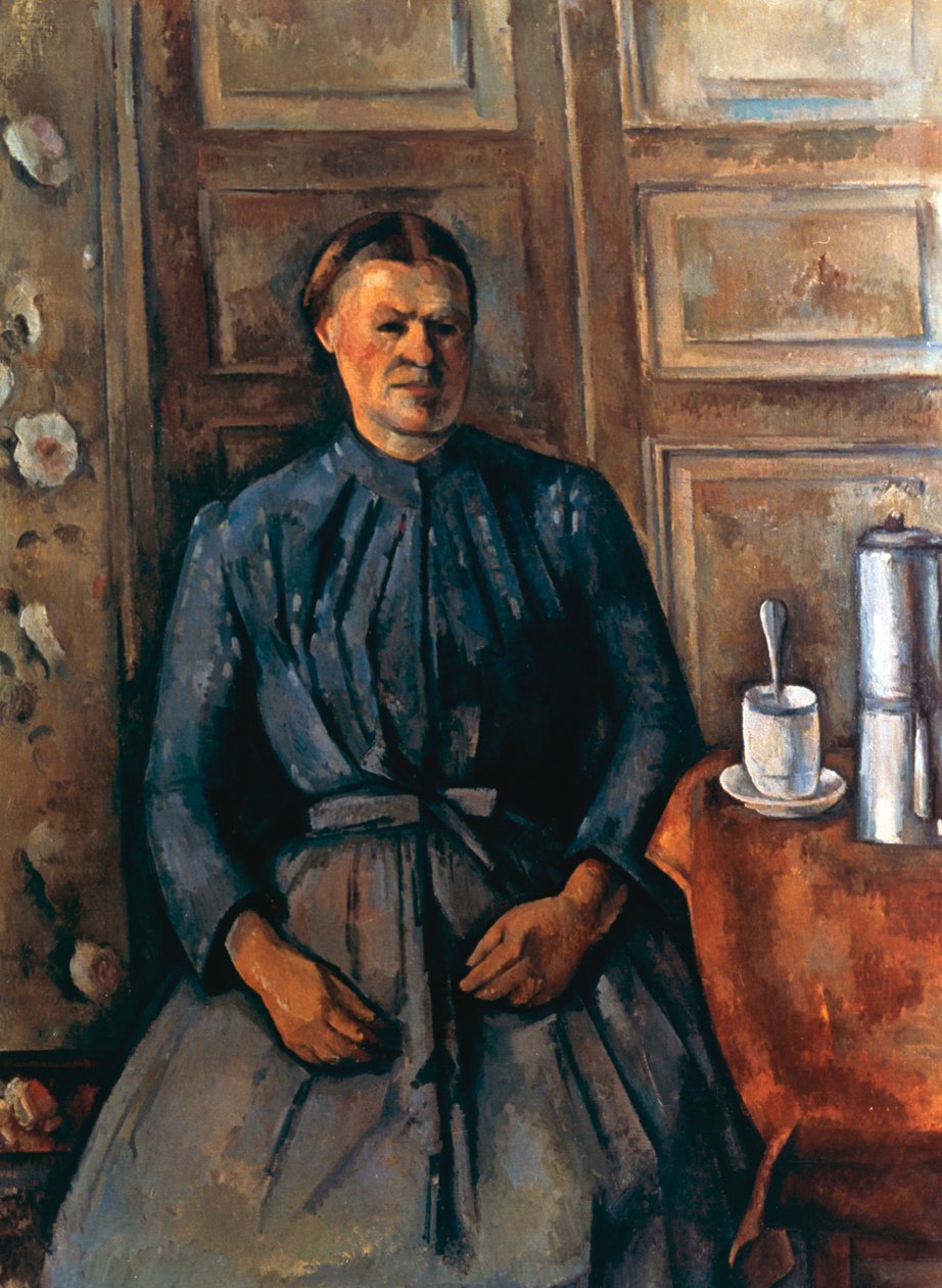La femme à la cafetiere, c1890-1895 de Paul Cézanne