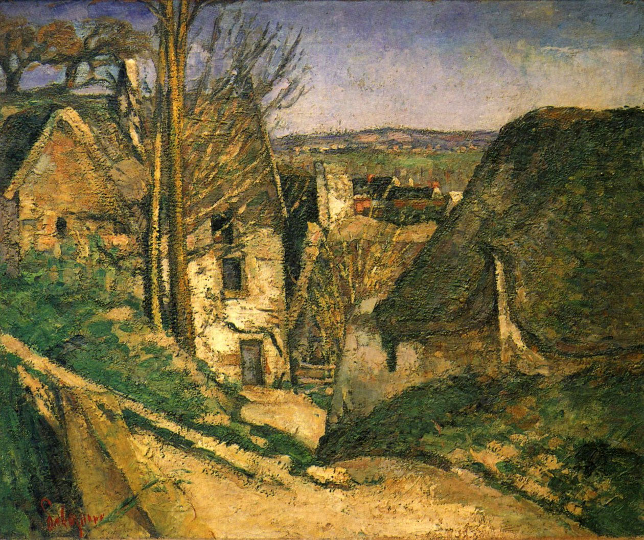 A Casa do Enforcado, Auvers-sur-Oise de Paul Cézanne