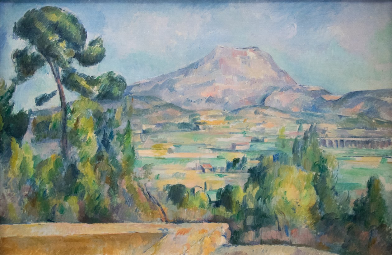 A montanha de Sainte-Victoire de Paul Cézanne
