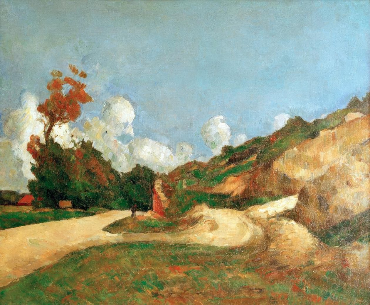 A estrada de Paul Cézanne