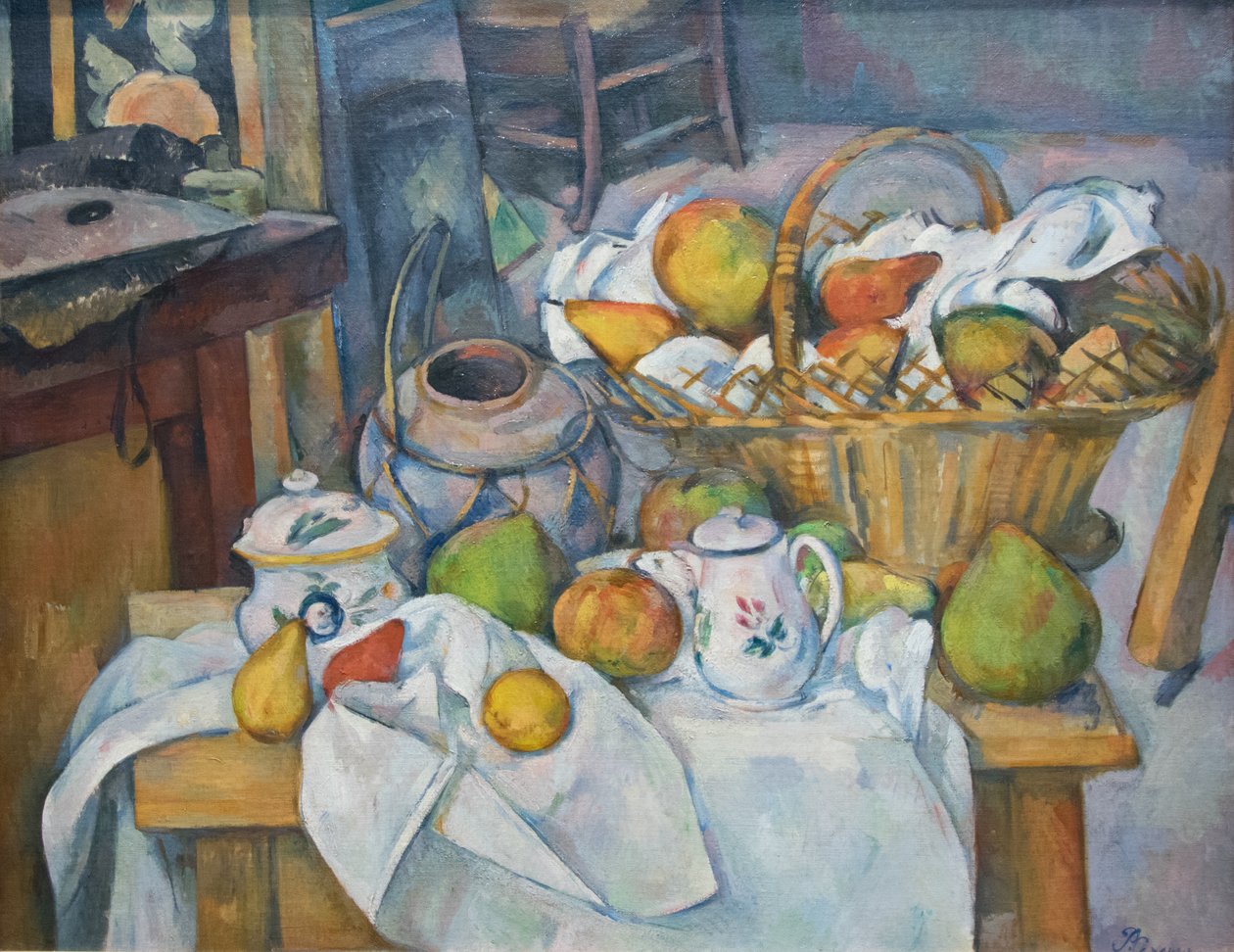A mesa da cozinha de Paul Cézanne