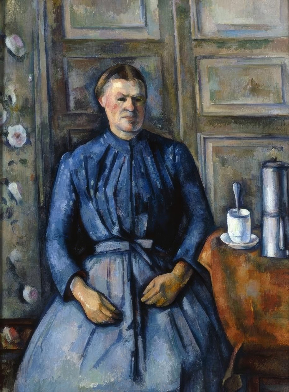 A mulher na cafeteira de Paul Cézanne