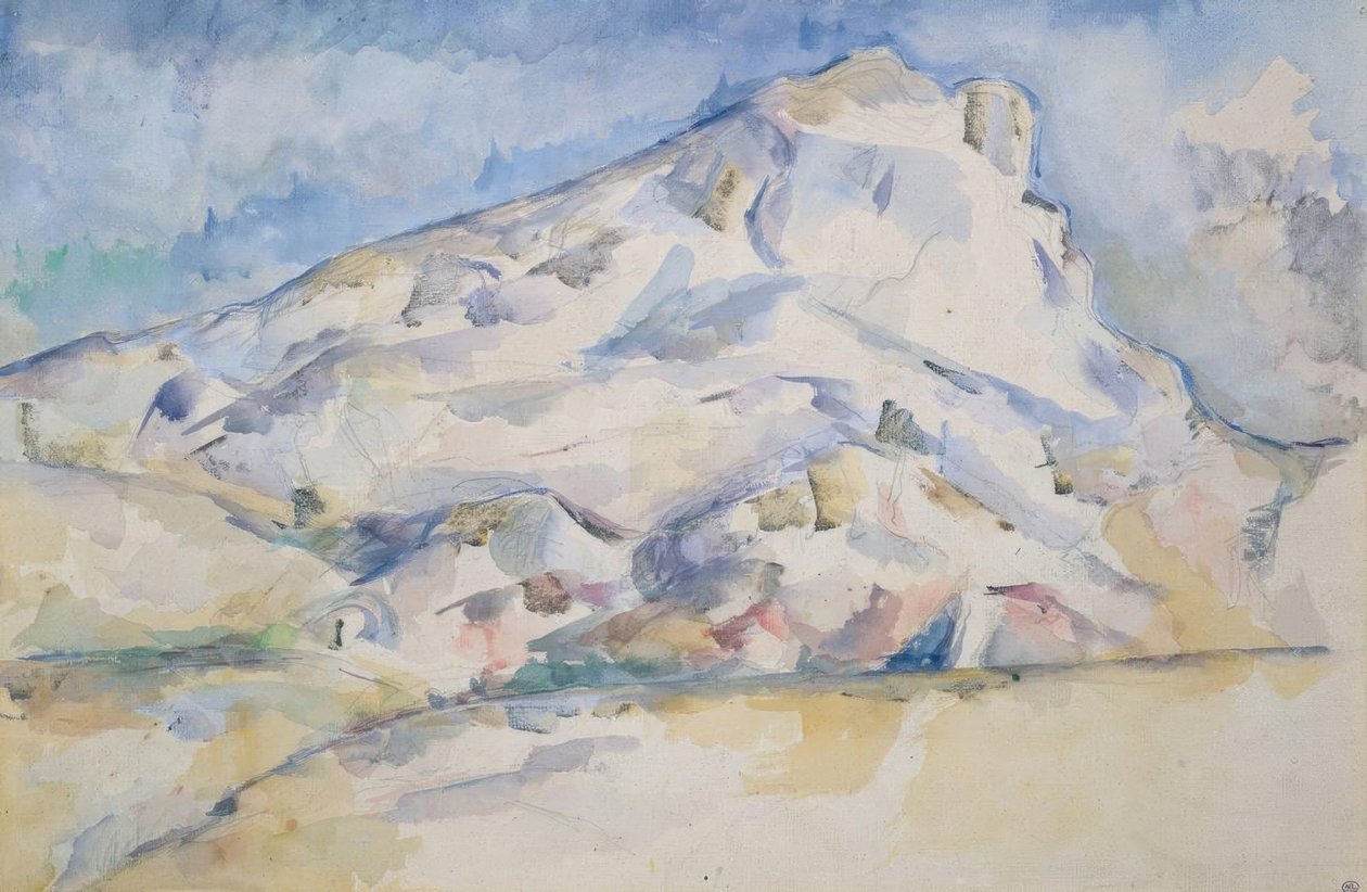 A montanha Sainte Victoire de Paul Cézanne