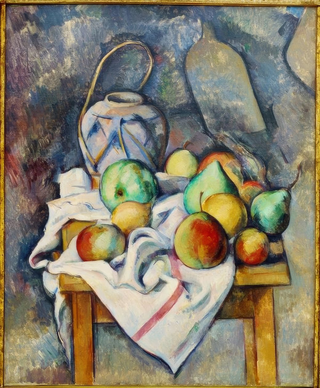 O vaso de palha de Paul Cézanne