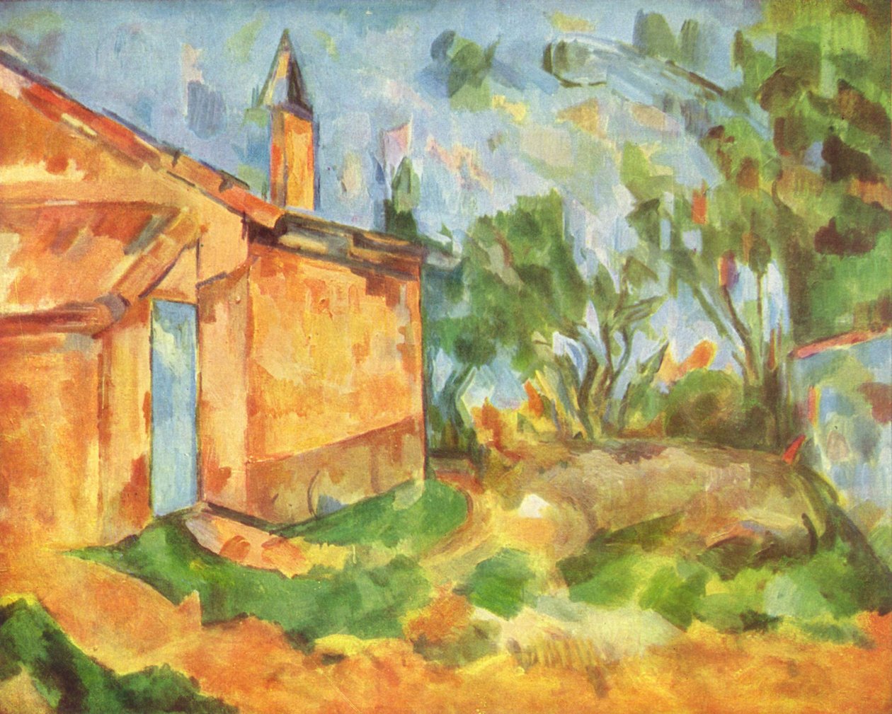 O Cabanon de Jourdan de Paul Cézanne