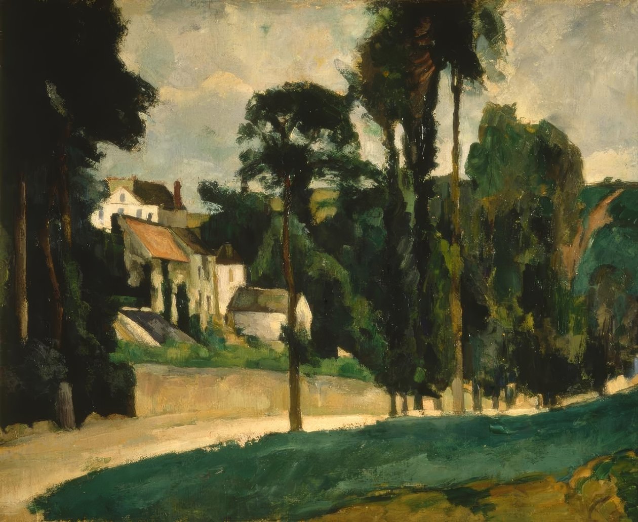 O Clos des Mathurins em Pontoise de Paul Cézanne