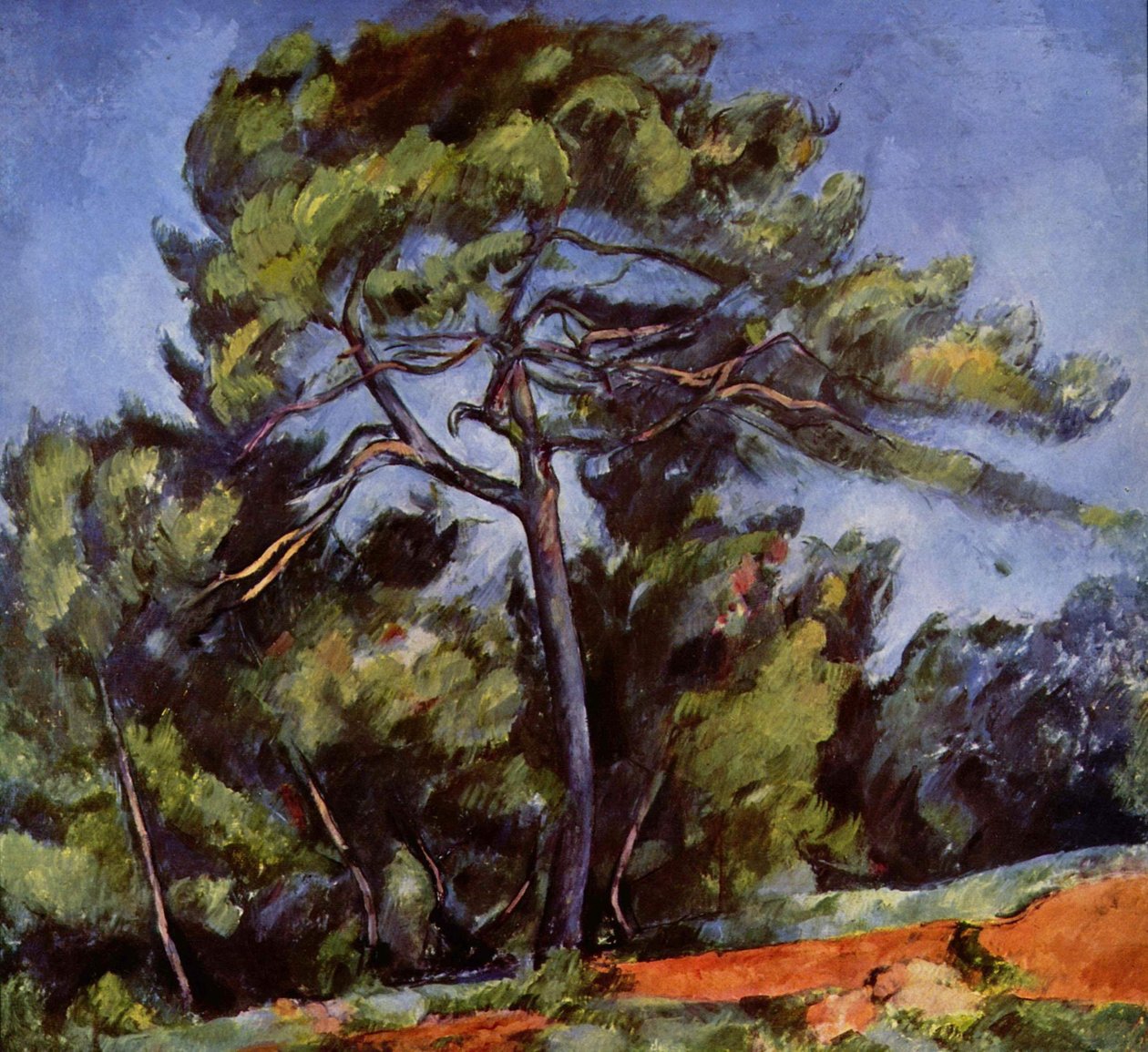 O Grande Pino de Paul Cézanne