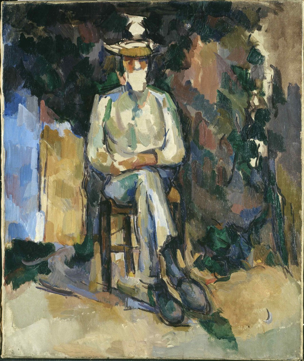 O jardineiro Vallier, ca 1904-1906. de Paul Cézanne