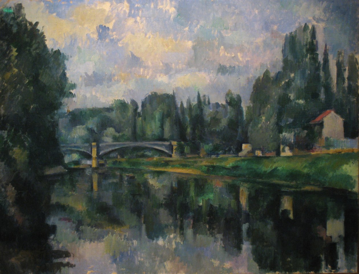 A ponte sobre o Marne em Créteil de Paul Cézanne