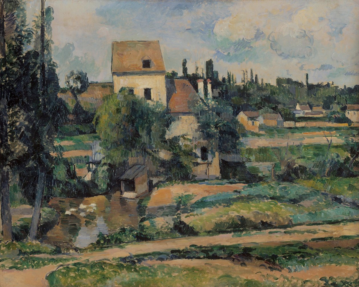 A usina no Couleuvre em Pontoise de Paul Cézanne