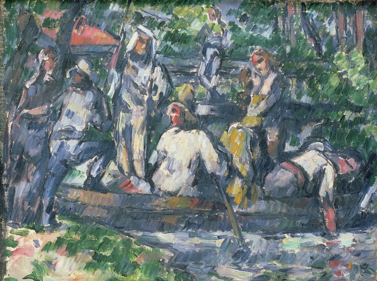 Partindo na água, 1879-82 de Paul Cézanne