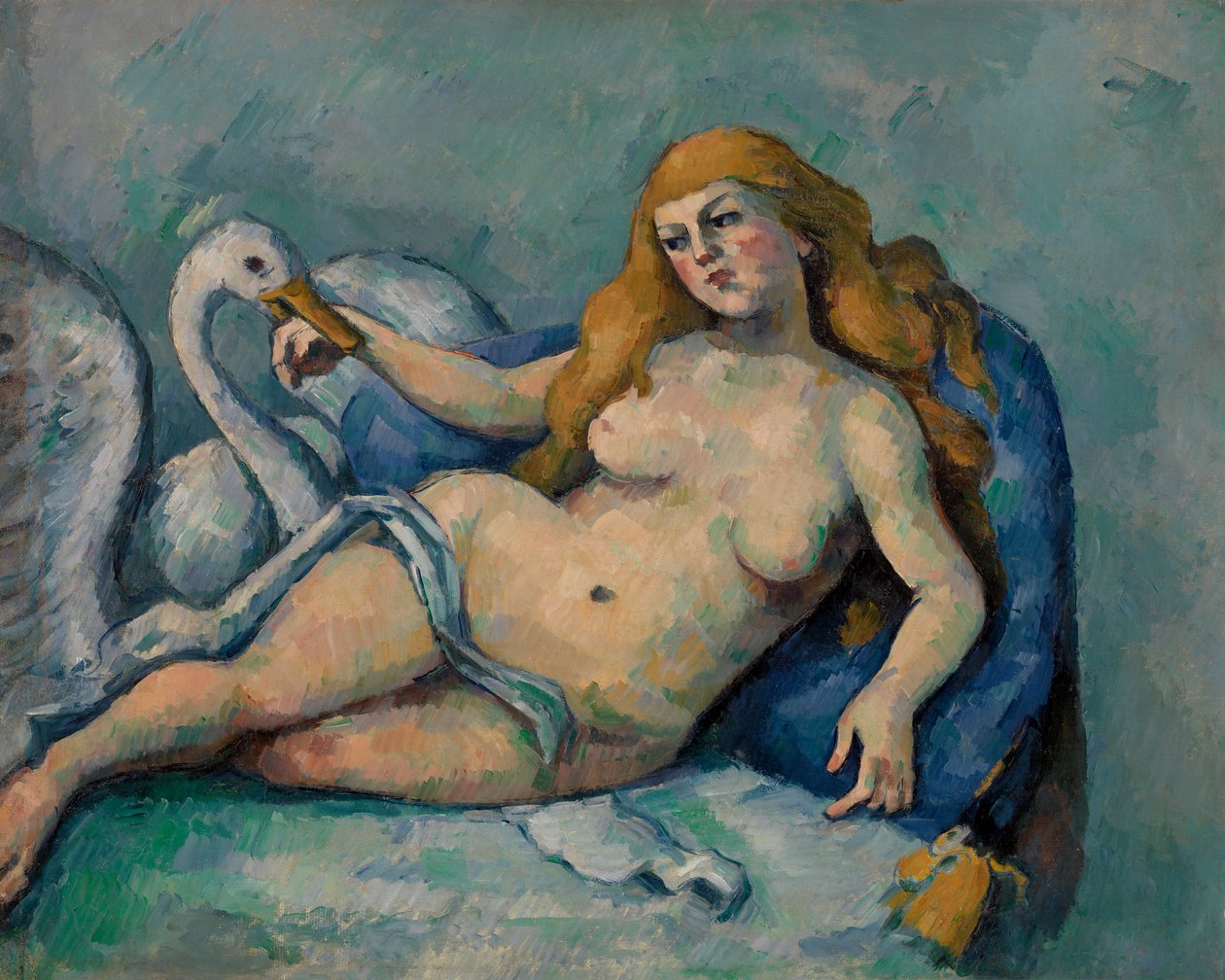 Leda e o Cisne de Paul Cézanne