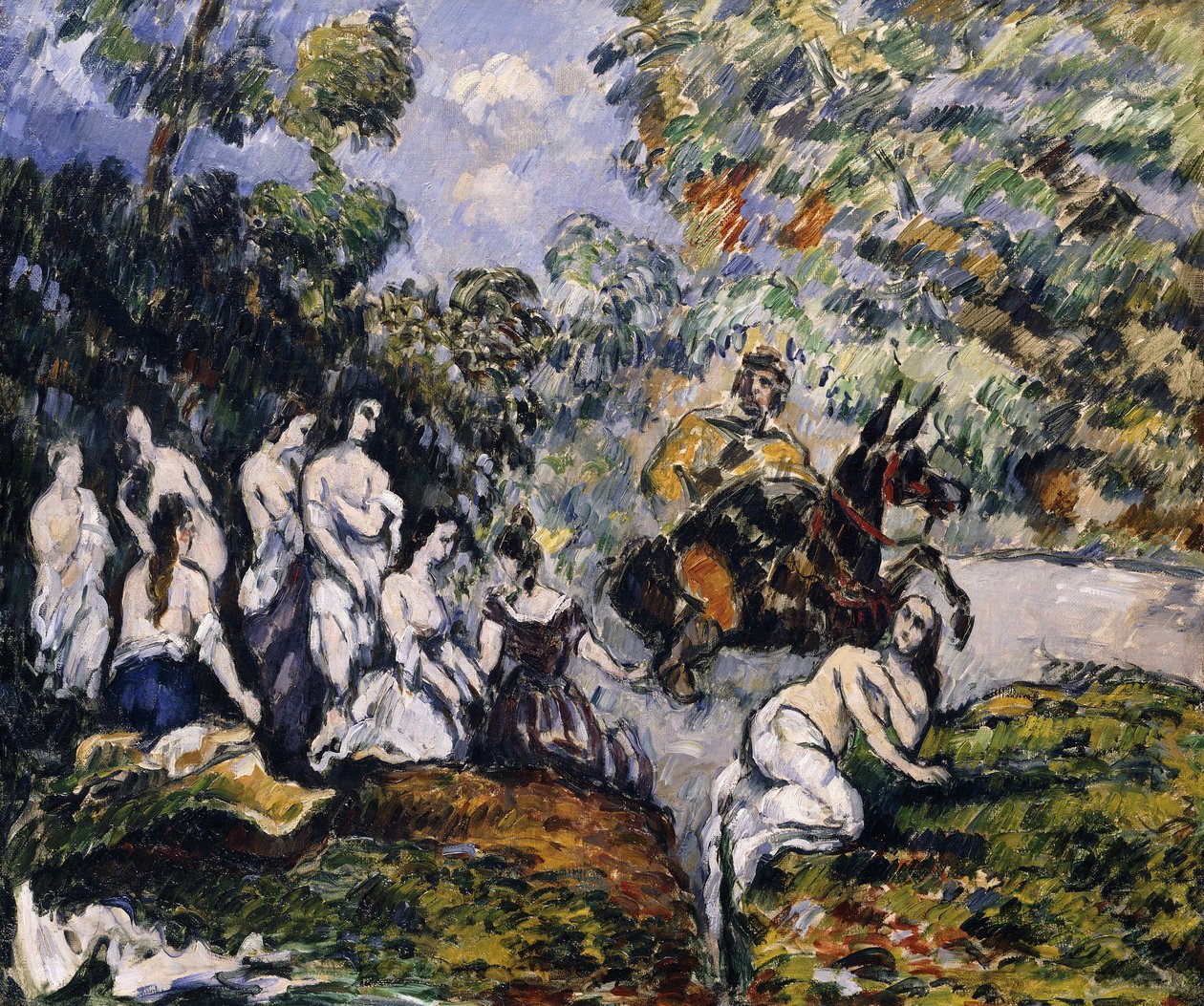 Cena lendária; Cena Legendaire, c.1878 de Paul Cézanne
