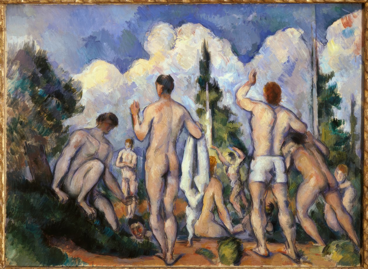 Os banhistas de Paul Cézanne