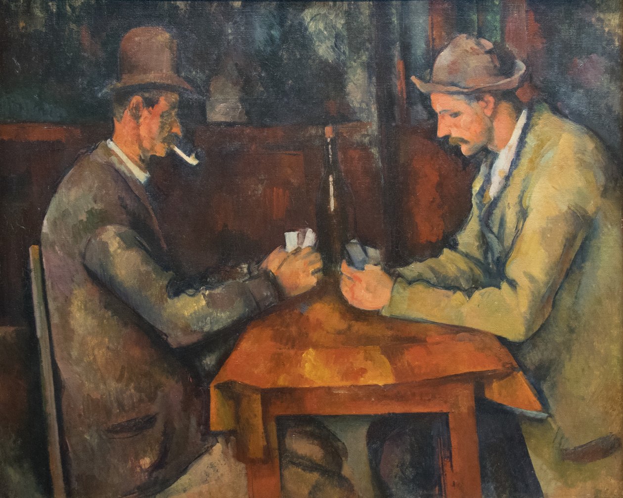 Os jogadores de cartas de Paul Cézanne