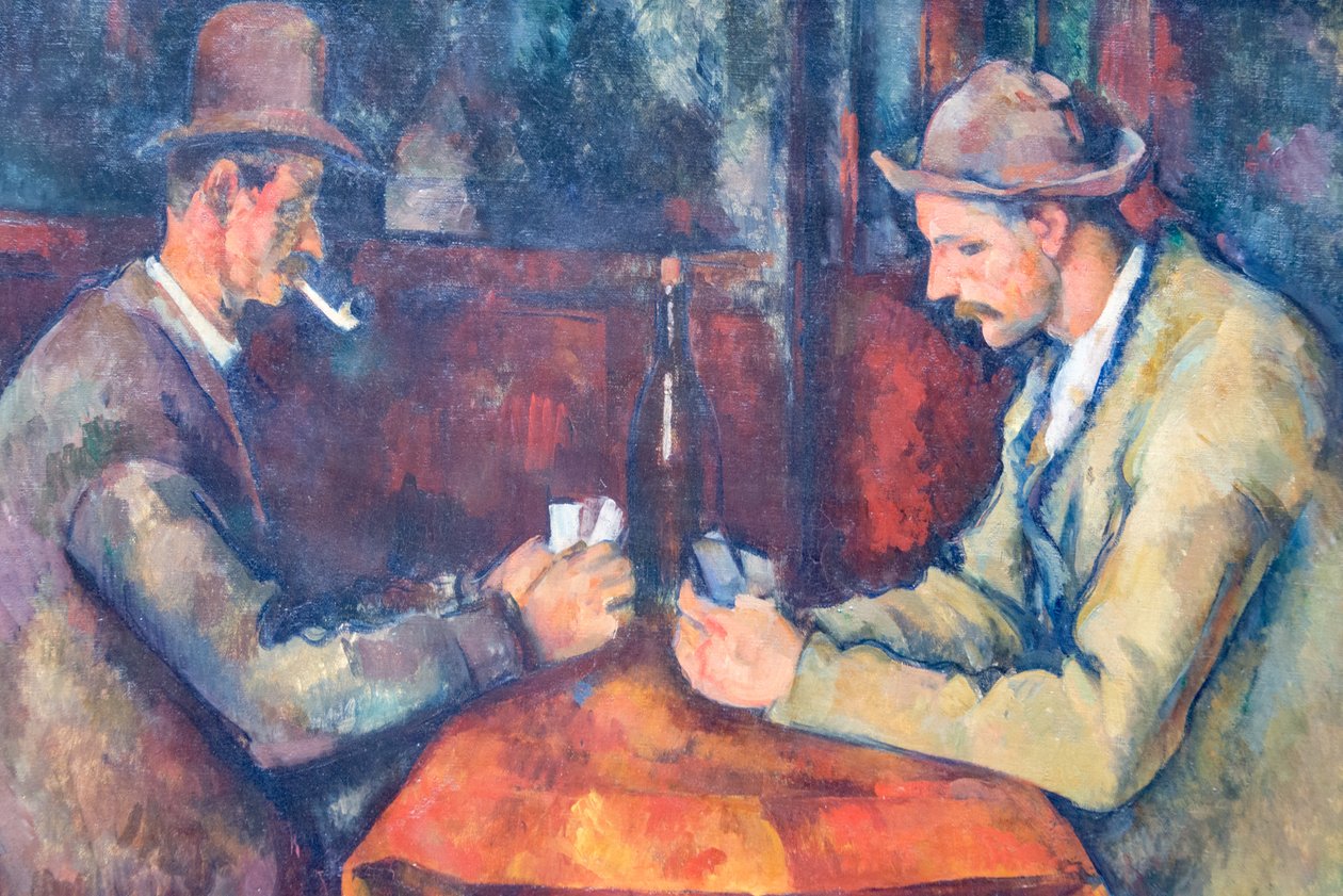 Os jogadores de cartas, de Cézanne, Museu d